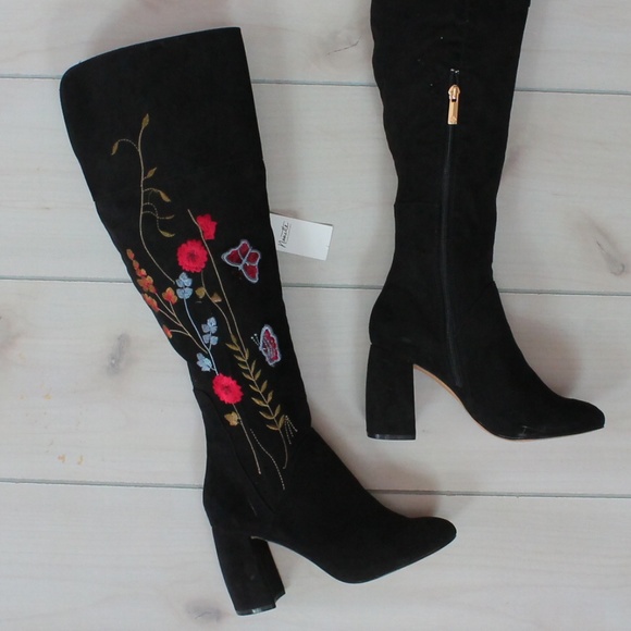 Nanette Lepore Shoes - Nanette Lepore Lisette Over the Knee Heeled Boots